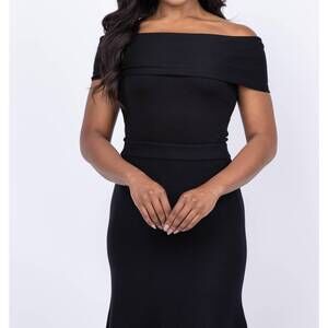 NEW SIMKHAI callahan off shoulder top in black